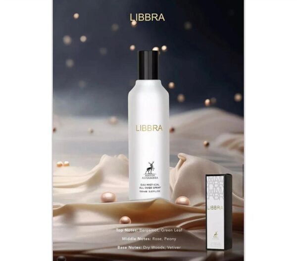 Libbra All Over Mistical Perfume Spray By Maison Alhambra 150 ML